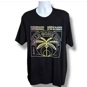 Dashboard Confessional Black Tour Graphic Tee